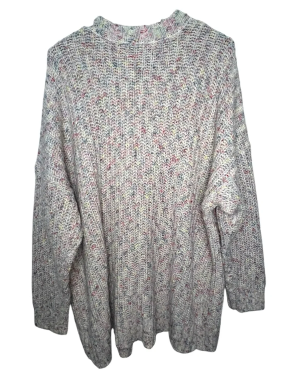 Torrid Multicolor Confetti Knit Button Front Long Sleeve Cardigan Sweater